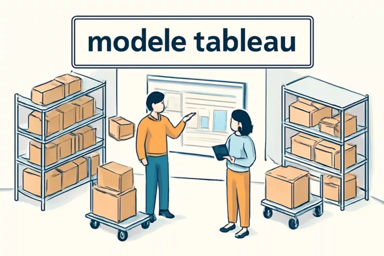 Modèle tableau bord mensuel chef rayon : guide 2026