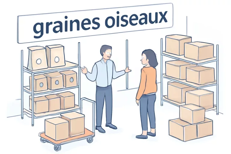 Graines oiseaux supermarché spécialisé 7 clés : guide 2026