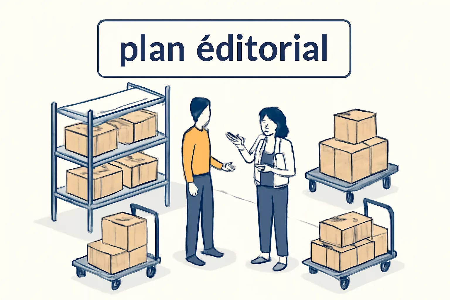 Plan éditorial directeurs gms 24 articles : guide pratique 2026