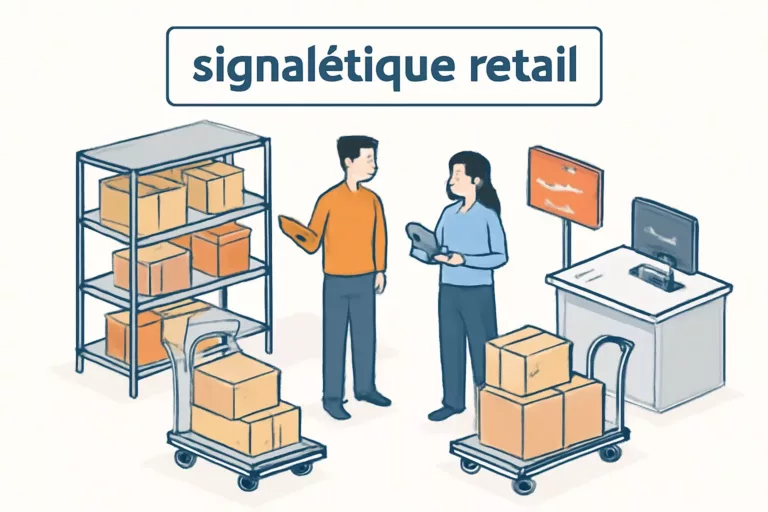 Signalétique retail améliorer signalétique magasin 7 : guide pratiqu