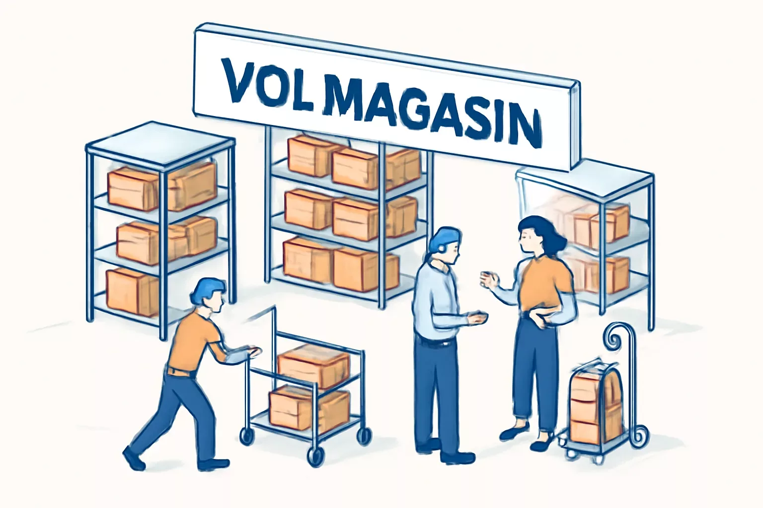 Vol magasin actions concretes 7 étapes : guide pratique 2026